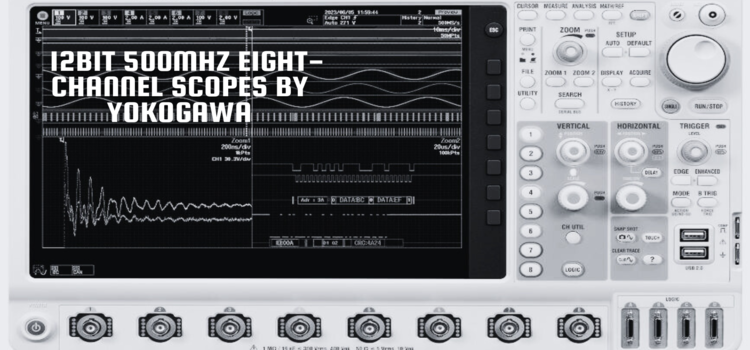 12ビット500MHz 8チャンネルスコープ